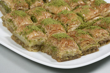 Turkish Ramadan Dessert Baklava,Antep Baklava,Baklava
