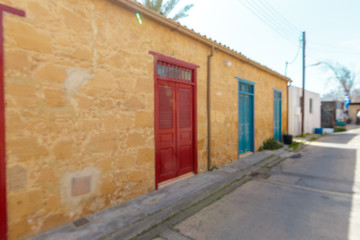 street scene in an old town in Europe