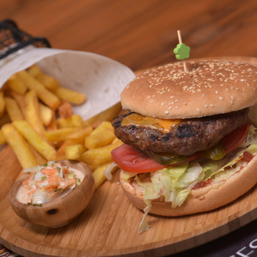 hamburger fast food