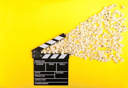 Cinema background. Film watching.