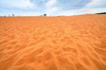 Red Sand Dunes Binh Thuan, Vietnam.