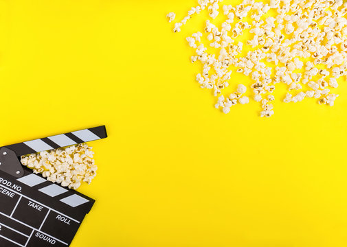 Cinema background. Film watching.
