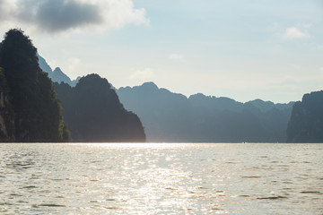 Rocks , sea and blue sky