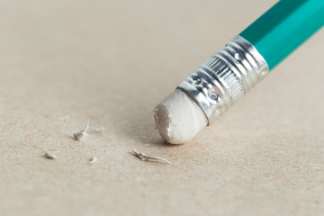 Obraz premium Pencil for writing and eraser