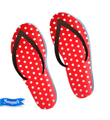 Top view vector summertime illustration