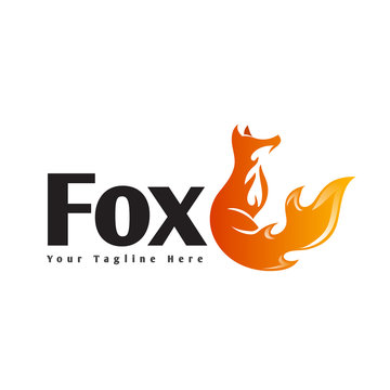 Stand fox with spirit fire logo