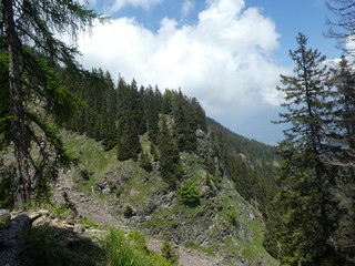 Fototapeta na wymiar landscape in the mountains of south tyrol europe alps