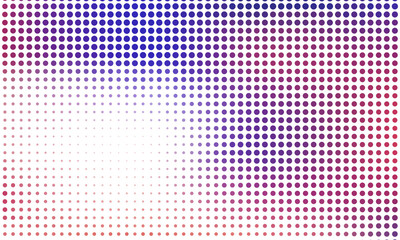 Digital gradient with points. Abstract futuristic panel. Dotted Backgound. Monochrome halftone pattern Vector illustration