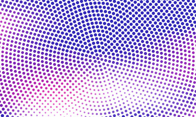 Digital gradient with points. Abstract futuristic panel. Dotted Backgound. Monochrome halftone pattern Vector illustration