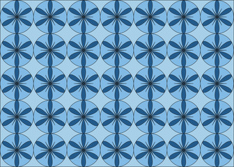 Fondo de flores azules.