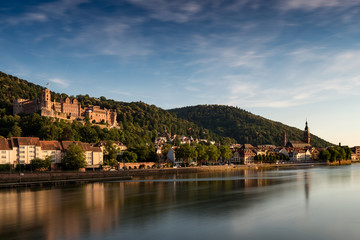 Fototapeta na wymiar View of the Heidelberg Castle..