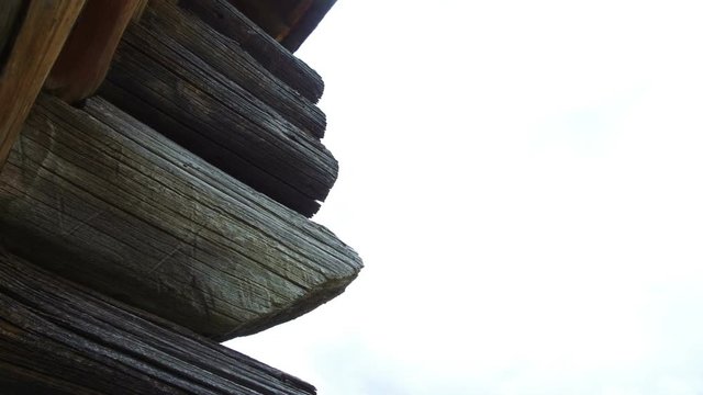 time lapse on a barn in South Tyrol, Alta Badia Italy