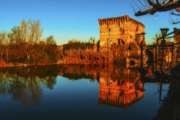 Mantova lake Italy
