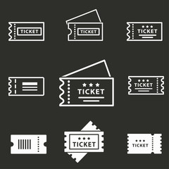 Movie ticket icon