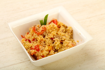 Couscous with meat
