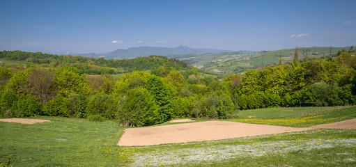 Spring in the Carpathian Mountains