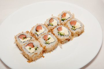 sushi, rolls, for the restaurant menu