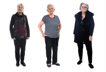 Fototapeta premium women of sixty, seventy and eighty