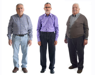 men of sixty, seventy and eighty years