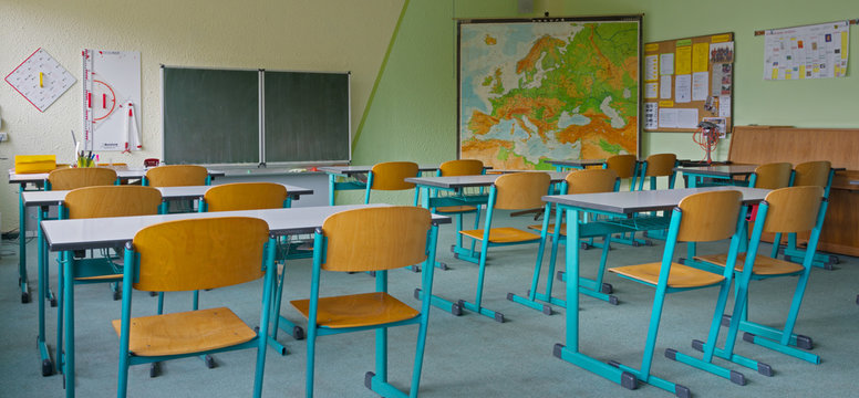 Leeres Klassenzimmer