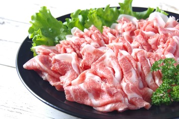 豚ロース薄切り肉　しゃぶしゃぶ用肉