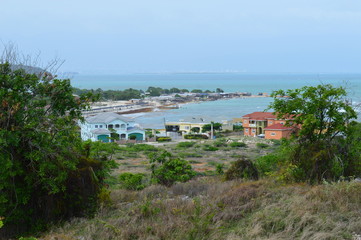 Fototapeta na wymiar Jamaica fishing village