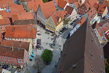 Fototapeta na wymiar Nördlingen, Altstadt