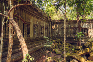 Ruins of the ancient temple of Beng Mealea.