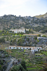 Naklejka premium The village of Grazalema, white villages in Cadiz province, Andalusia, Spain