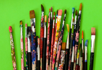 Obraz premium Colorful paint brushes