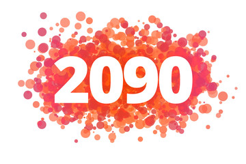 Jahr 2090 - dynamische rote Punkte