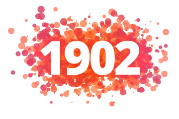 Jahr 1902 - dynamische rote Punkte