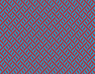 knitted winter seamless pattern