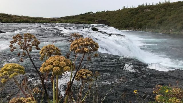 Faxi waterfall in Iceland.