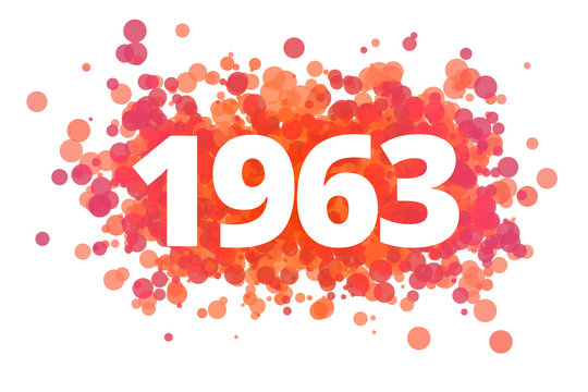 Jahr 1963 - dynamische rote Punkte