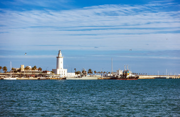 The Port of Malaga, Spain