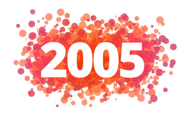 Jahr 2005 - dynamische rote Punkte