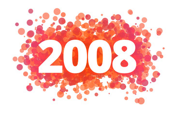Jahr 2008 - dynamische rote Punkte