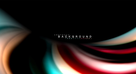 Blur color wave lines abstract background