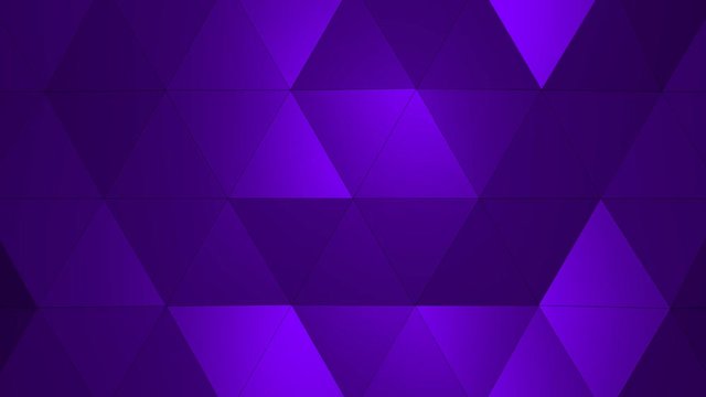 Loopable Abstract Purple Low Poly 3D surface as CG background. Soft Polygonal Geometric Low Poly motion background of shifting Red Orange polygons. 4K Fullhd seamless loop background render  V2