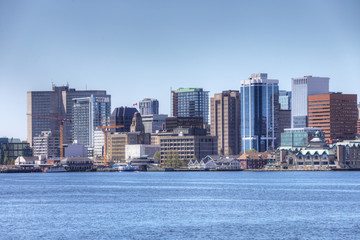 Halifax, Nova Scotia city center - obrazy, fototapety, plakaty