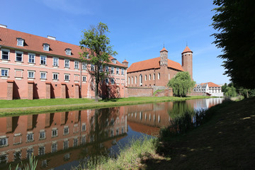 Gothic Castle of Warmian Bishops in Lidzbark Warminski, Poland