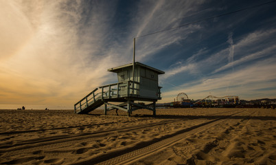 Life Guard Beach Santa Monica