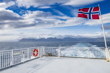 Norway, Ferry to the Lofoten islands