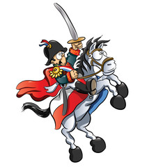 Napoleon on horseback