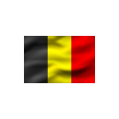 Fototapeta premium Flag of Belgium.