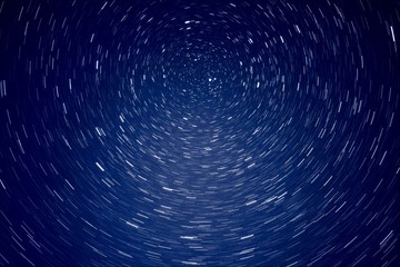Rotation of the night sky