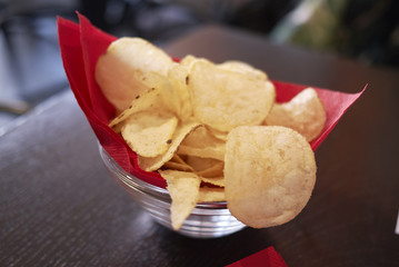 Potato chips bowl