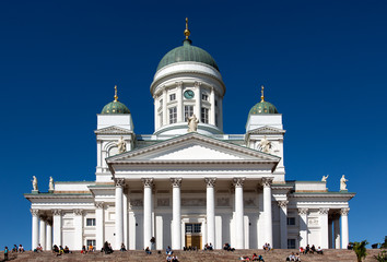 Fototapeta na wymiar Finland , Helsinki Cathedral..