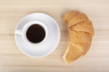 coffee and croissant